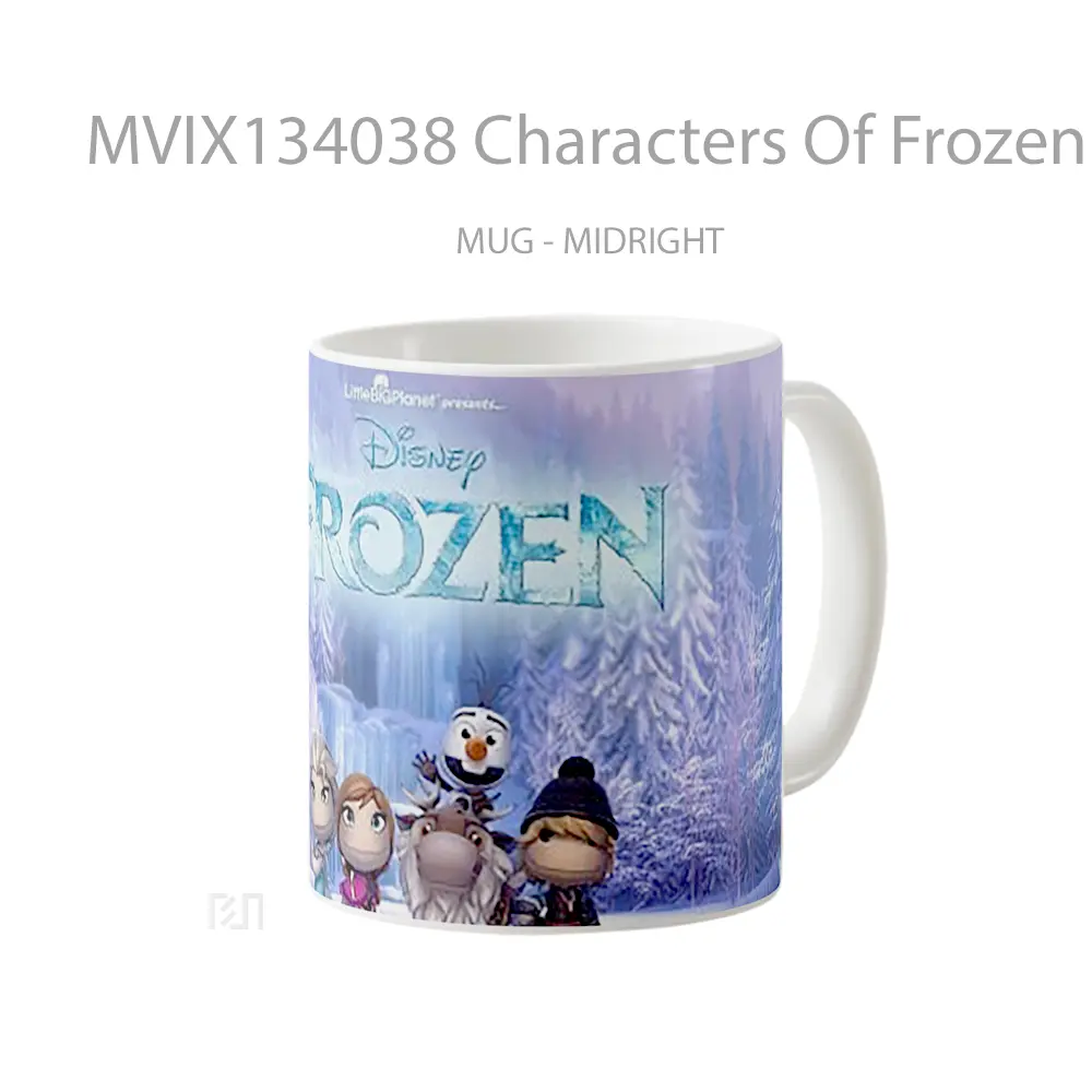 Mug Characters Of Frozen In Littlebigplanet Gelas Keramik Unik - All-side / Desain