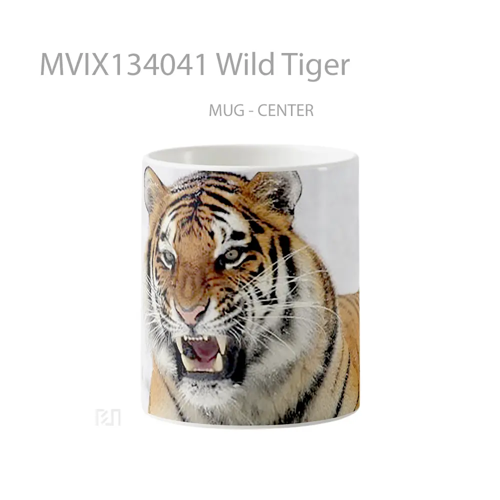 Mug Wild Tiger Gelas Hewan Lucu