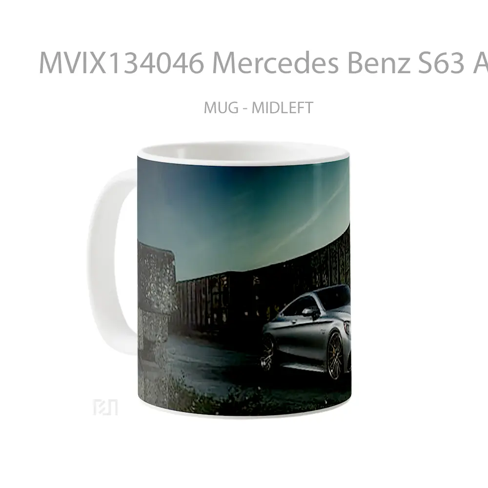 Mug Mercedes Benz S63 Amg Luxury Sports Sedan Cangkir Mobil - All-side / Desain