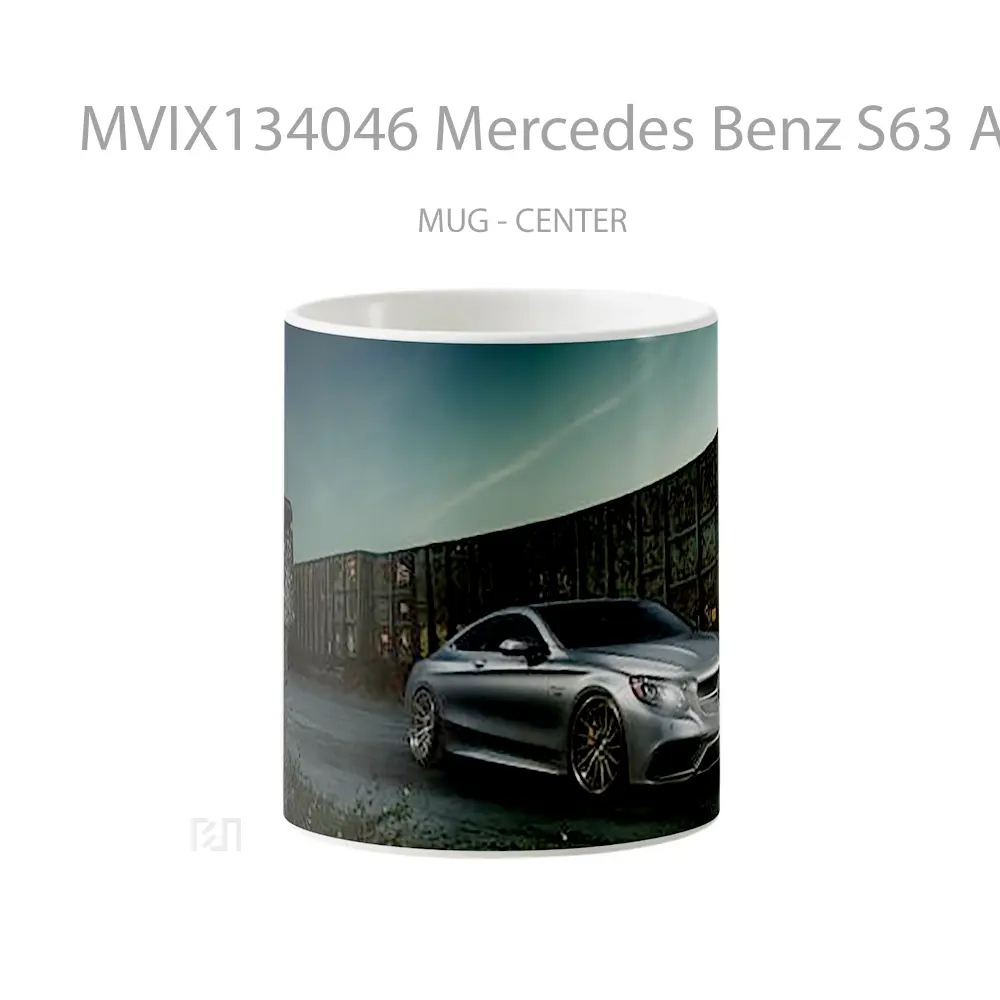 Mug Mercedes Benz S63 Amg Luxury Sports Sedan Cangkir Mobil
