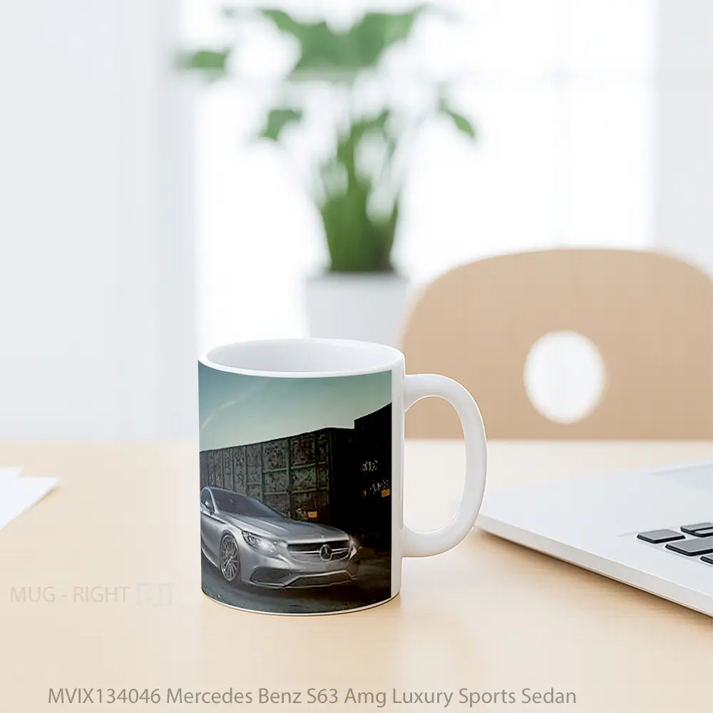 Mug Mercedes Benz S63 Amg Luxury Sports Sedan Cangkir Mobil - All-side / Desain