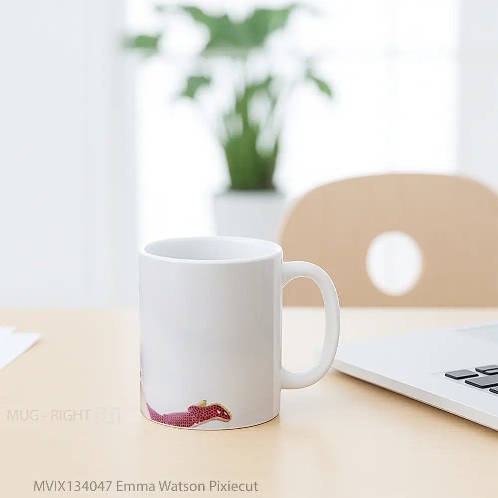 Mug Emma Watson Pixiecut Gelas Selebriti - All-side / Desain
