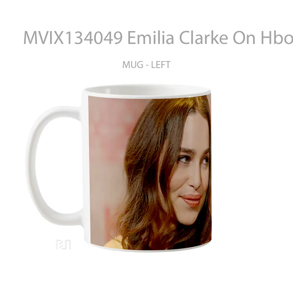 Mug Emilia Clarke On Hbo Gelas Keramik Unik - All-side / Desain