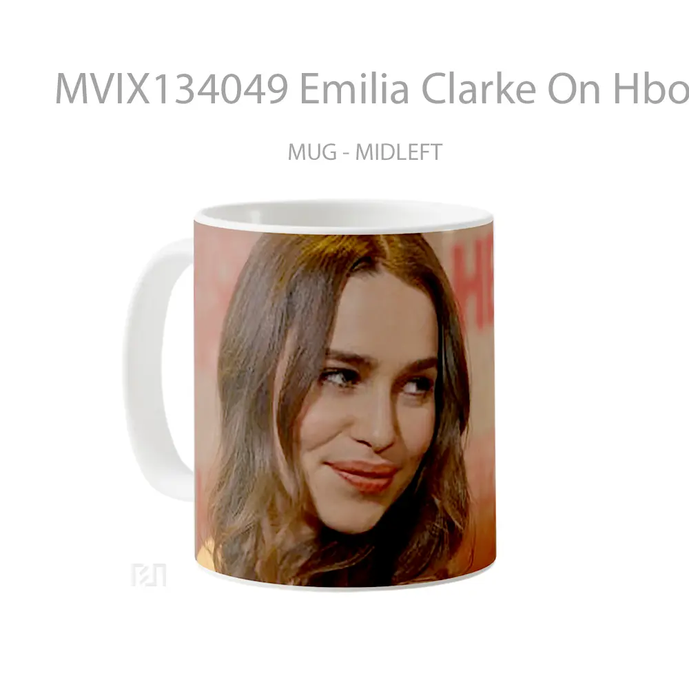 Mug Emilia Clarke On Hbo Gelas Keramik Unik - All-side / Desain