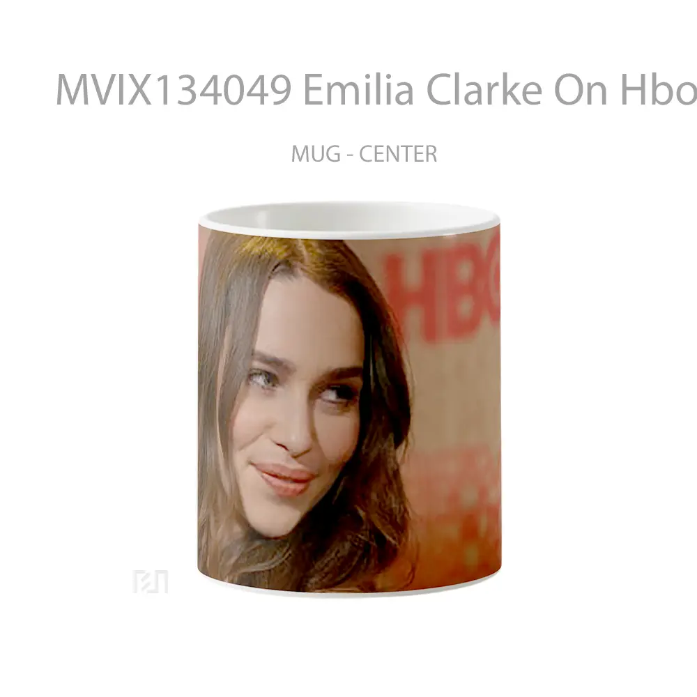 Mug Emilia Clarke On Hbo Gelas Keramik Unik