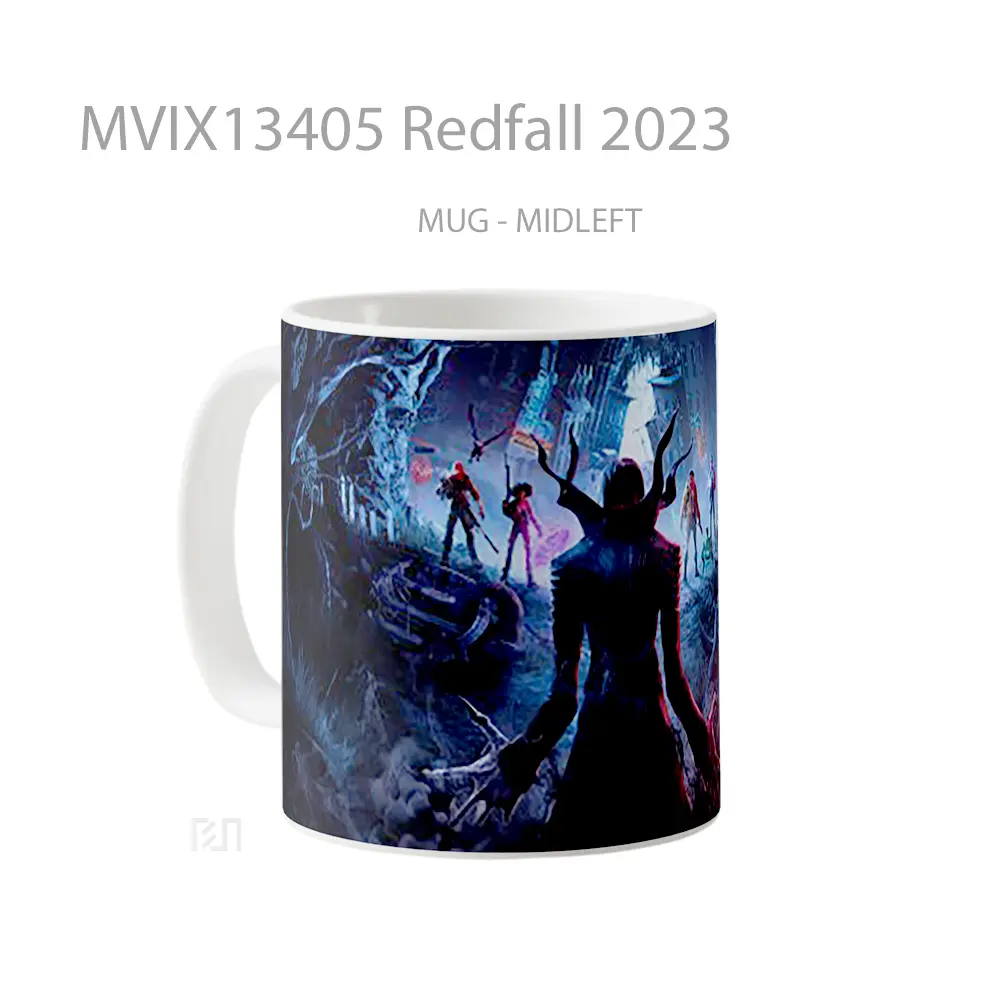 Mug Redfall 2023 Gelas Keramik Unik - All-side / Desain