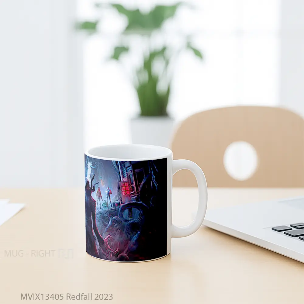 Mug Redfall 2023 Gelas Keramik Unik - All-side / Desain