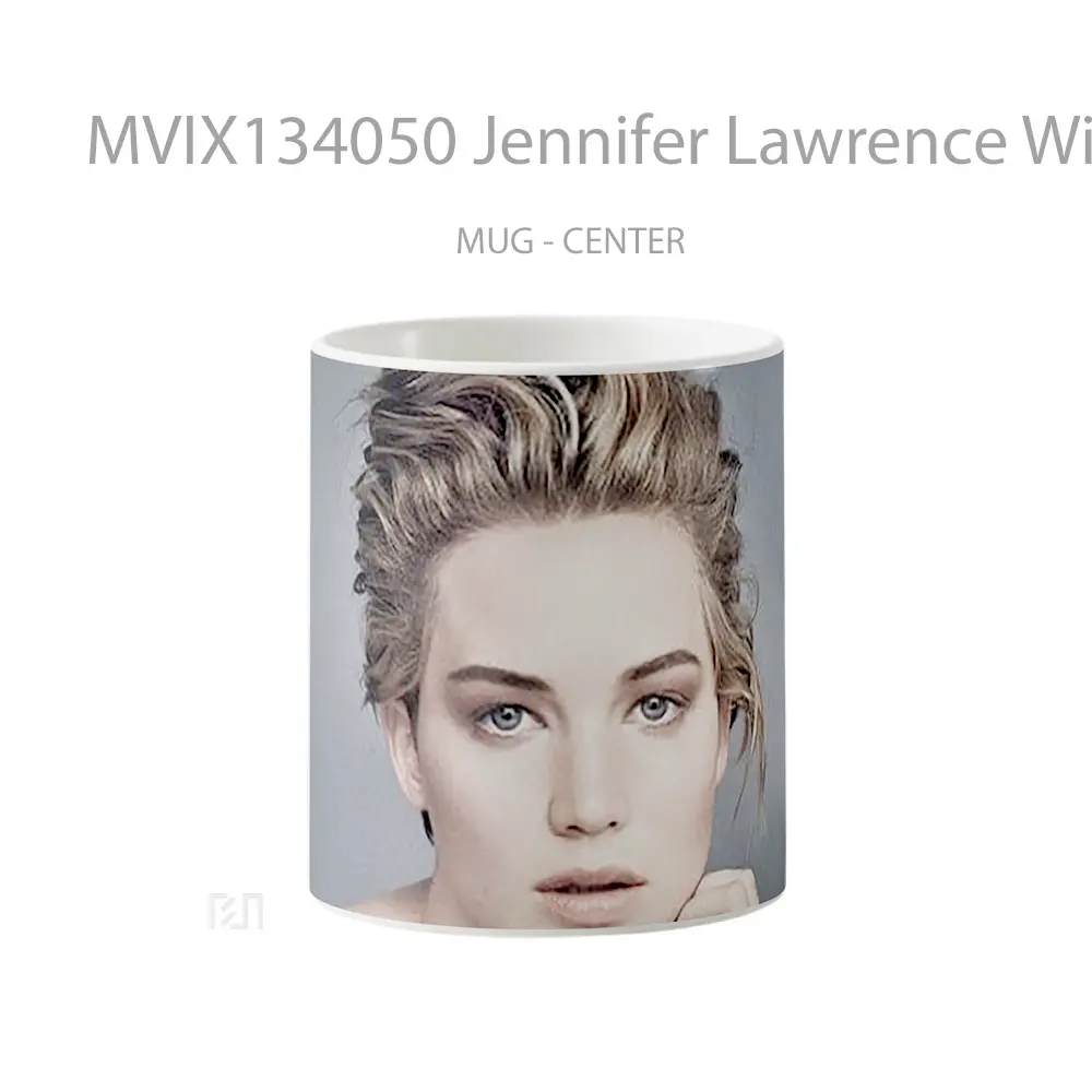Mug Jennifer Lawrence With Short Hair Gelas Keramik Unik