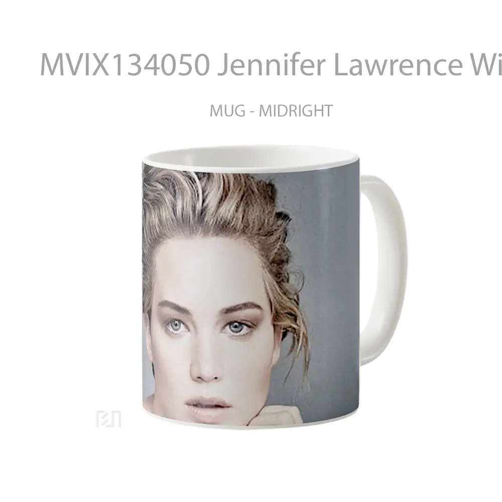 Mug Jennifer Lawrence With Short Hair Gelas Keramik Unik - All-side / Desain