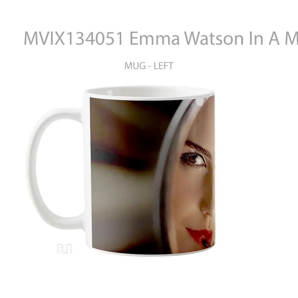 Mug Emma Watson In A Mirror Gelas Selebriti - All-side / Desain