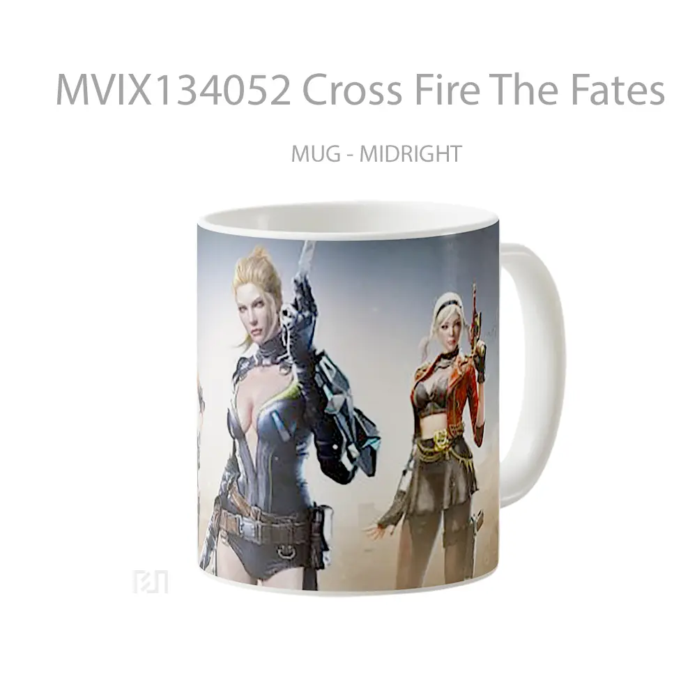 Mug Cross Fire The Fates Gelas Keramik Unik - All-side / Desain