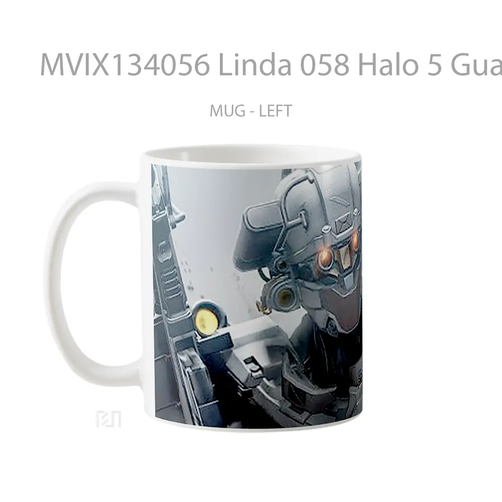 Mug Linda 058 Halo 5 Guardians Cangkir Gamer - All-side / Desain