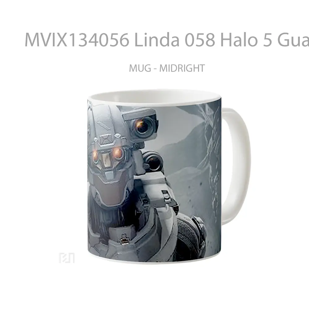 Mug Linda 058 Halo 5 Guardians Cangkir Gamer - All-side / Desain