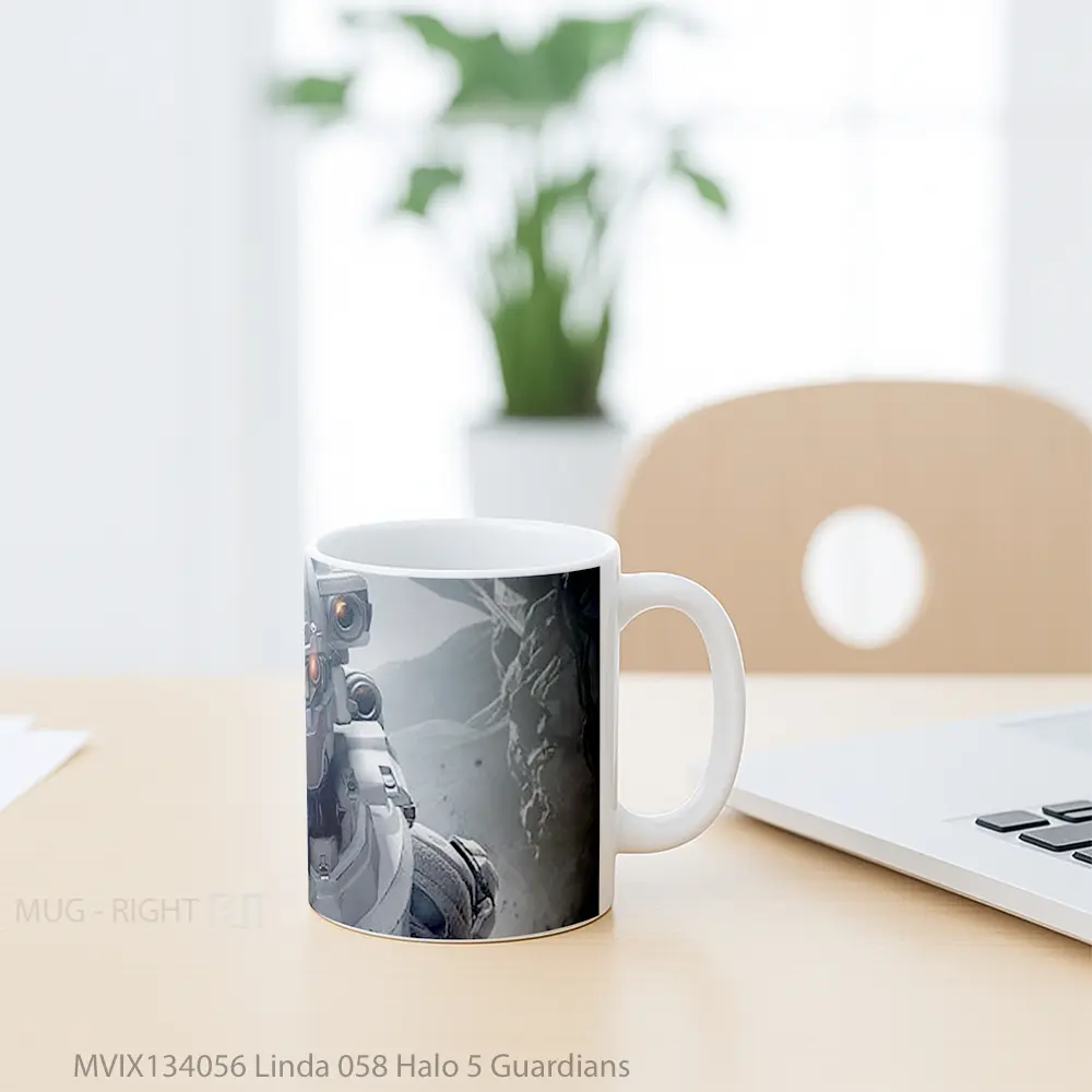 Mug Linda 058 Halo 5 Guardians Cangkir Gamer - All-side / Desain