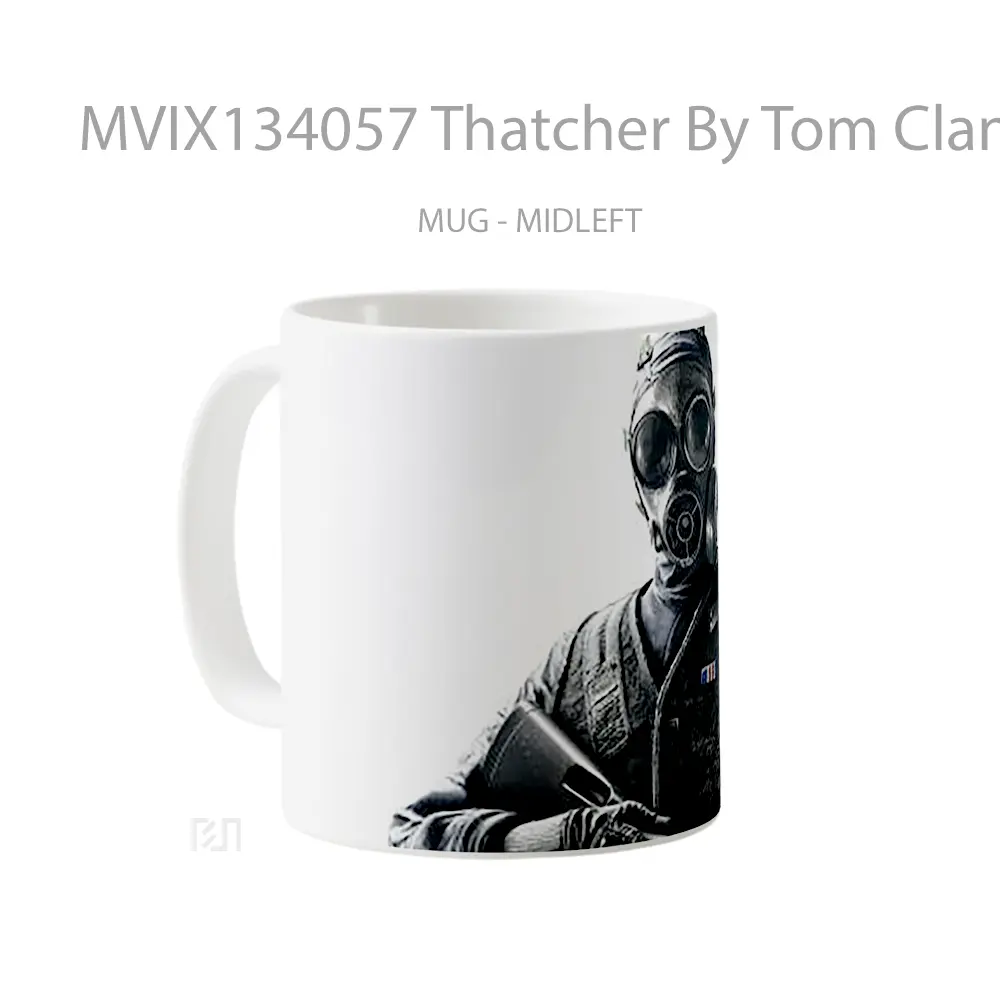 Mug Thatcher By Tom Clancy S Rainbow Six Siege Gelas Keramik Unik - All-side / Desain