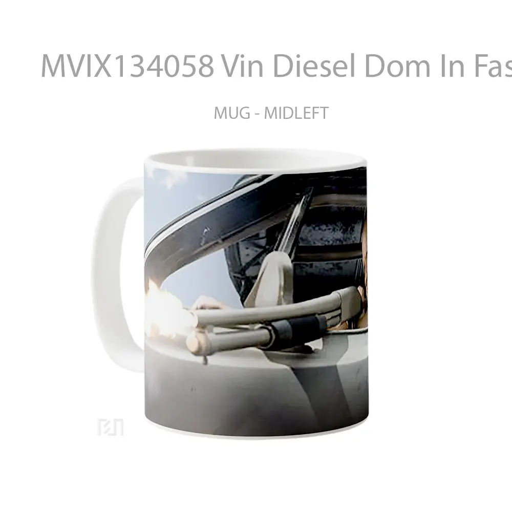 Mug Vin Diesel Dom In Fast And Furious Gelas Keramik Unik - All-side / Desain