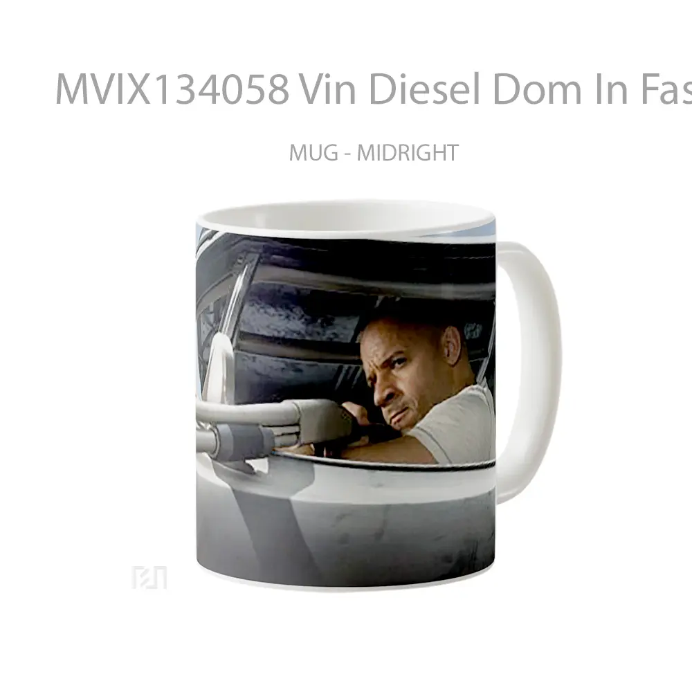 Mug Vin Diesel Dom In Fast And Furious Gelas Keramik Unik - All-side / Desain
