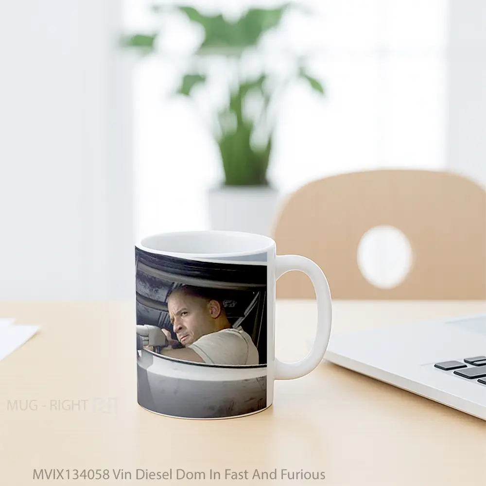 Mug Vin Diesel Dom In Fast And Furious Gelas Keramik Unik - All-side / Desain