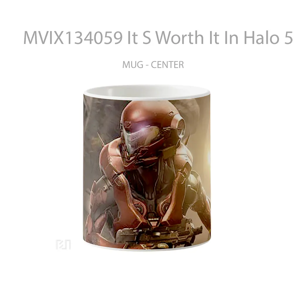Mug It S Worth It In Halo 5 Guardians Cangkir Gamer