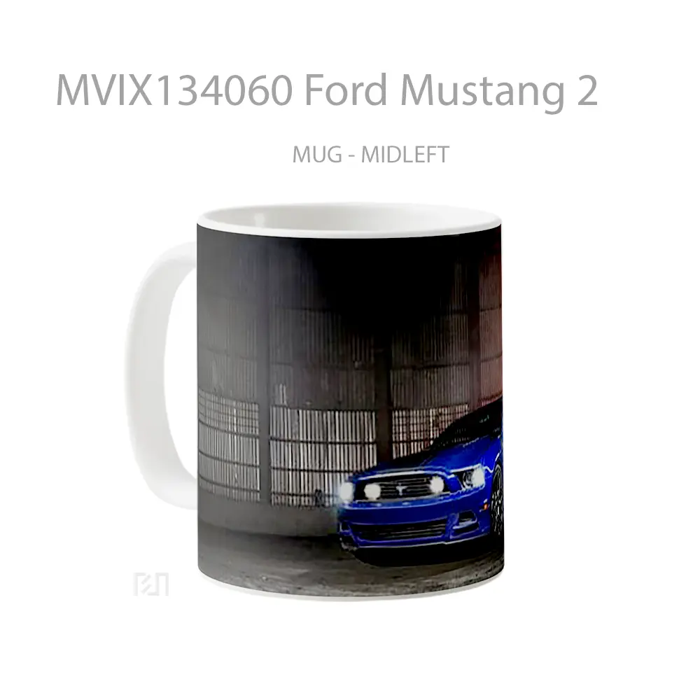 Mug Ford Mustang 2 Cangkir Mobil - All-side / Desain