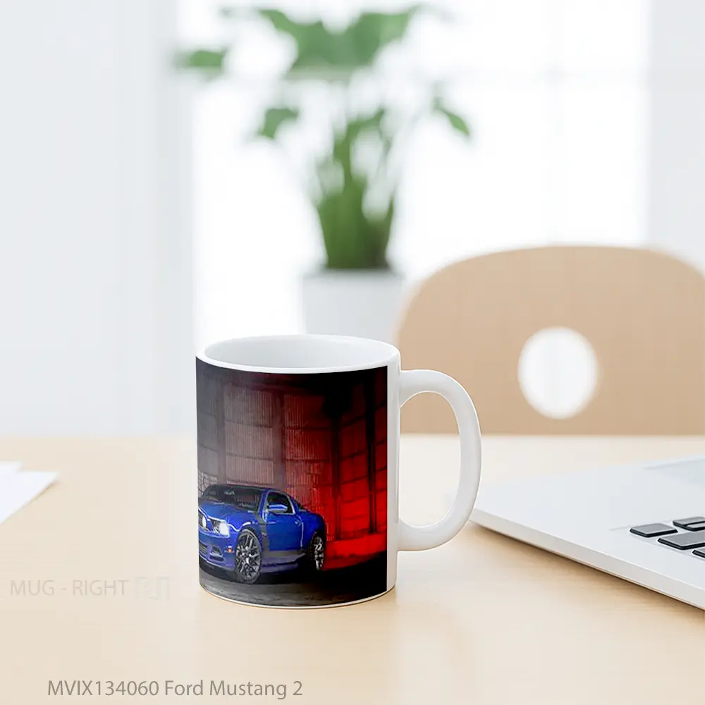 Mug Ford Mustang 2 Cangkir Mobil - All-side / Desain