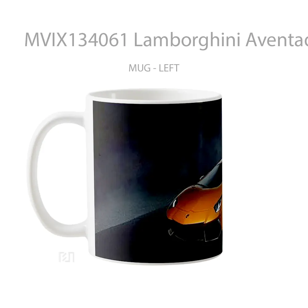 Mug Lamborghini Aventador Lp700 4 Cangkir Mobil - All-side / Desain