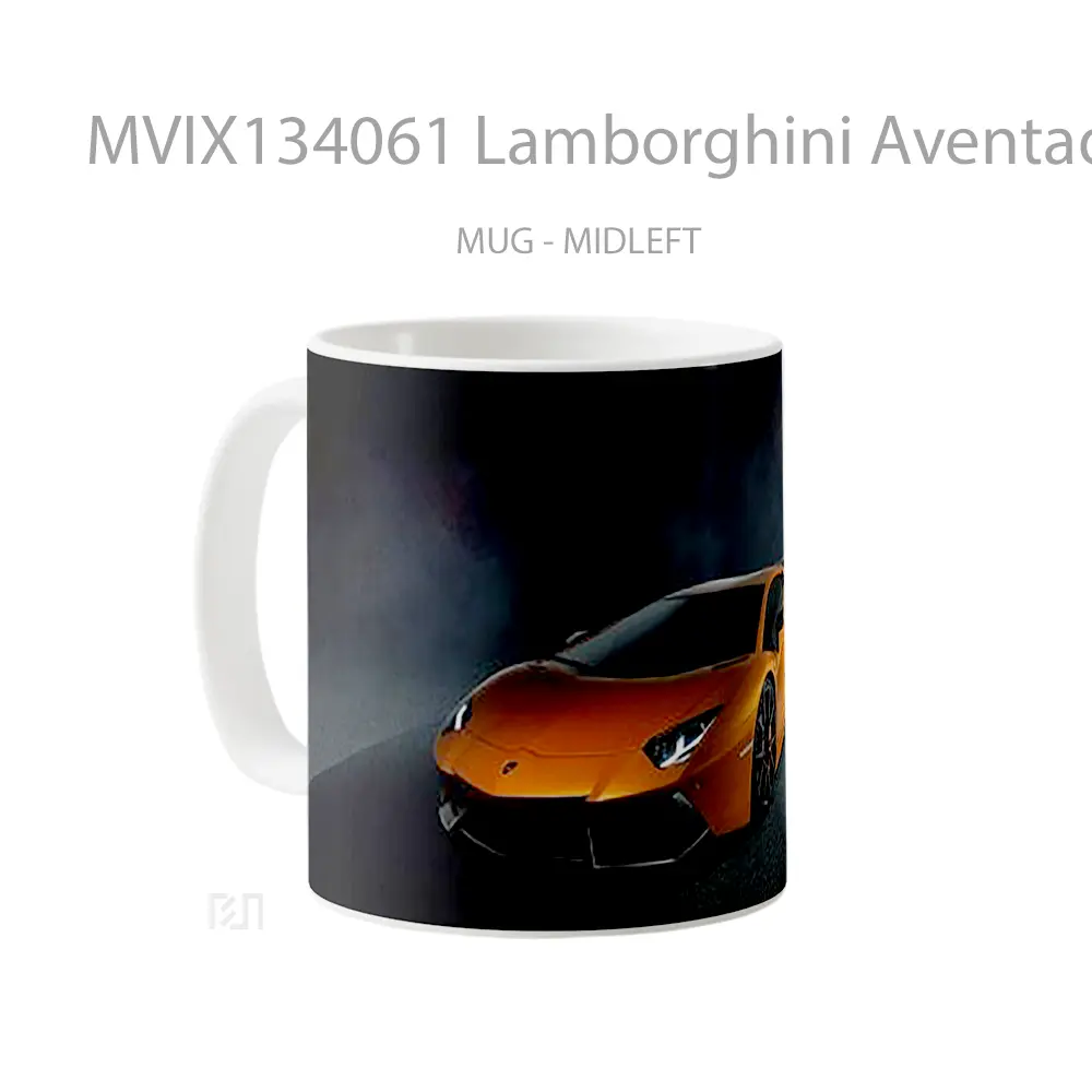 Mug Lamborghini Aventador Lp700 4 Cangkir Mobil - All-side / Desain
