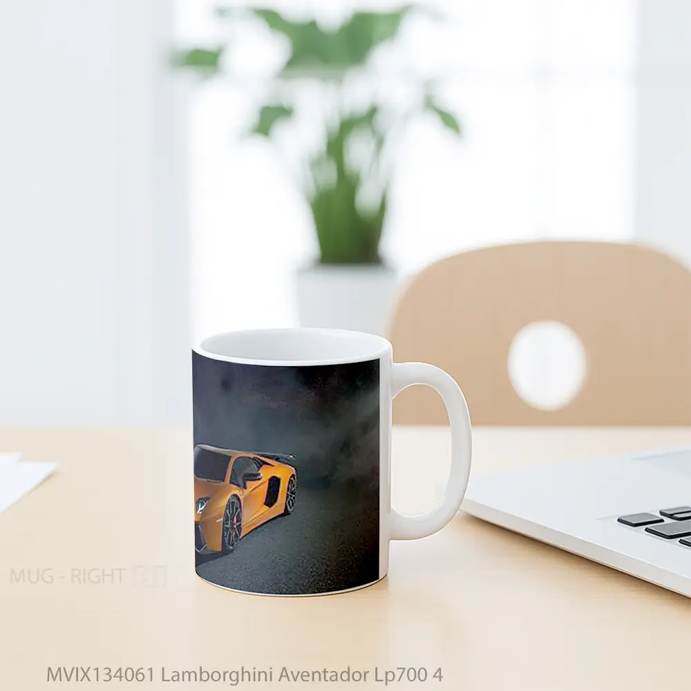 Mug Lamborghini Aventador Lp700 4 Cangkir Mobil - All-side / Desain