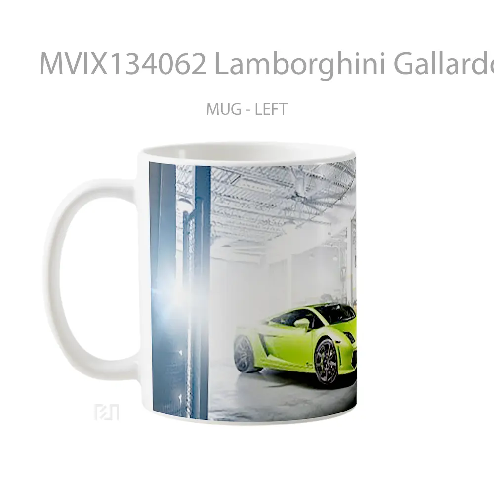 Mug Lamborghini Gallardo Tikore Cangkir Mobil - All-side / Desain