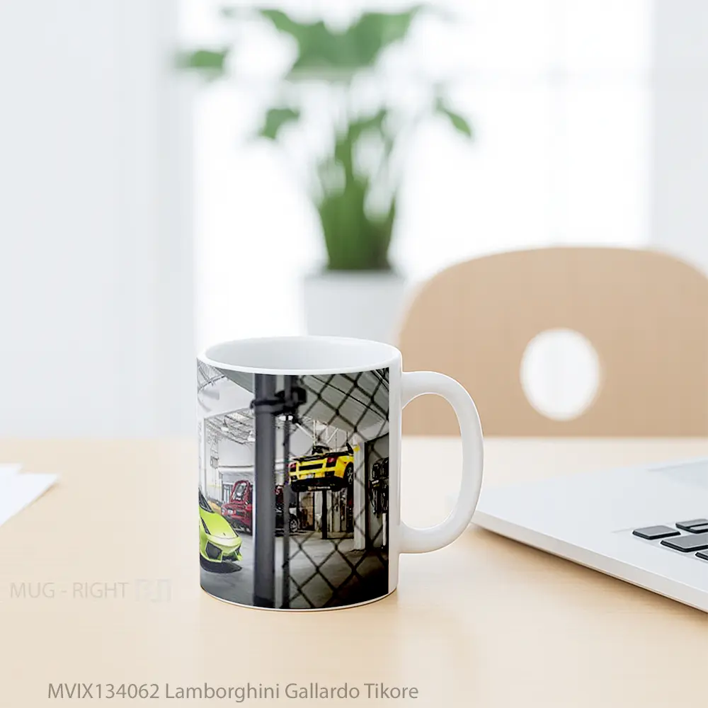 Mug Lamborghini Gallardo Tikore Cangkir Mobil - All-side / Desain