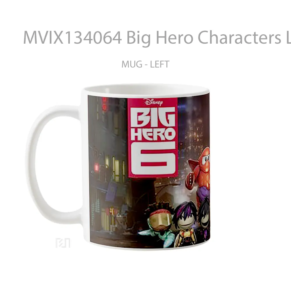 Mug Big Hero Characters Like Littlebigplanet Gelas Keramik Unik - All-side / Desain