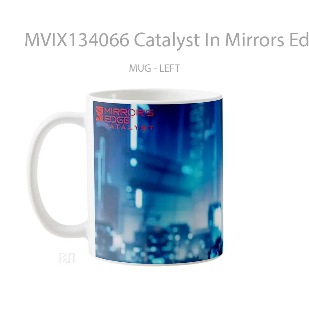Mug Catalyst In Mirrors Edge Gelas Keramik Unik - All-side / Desain