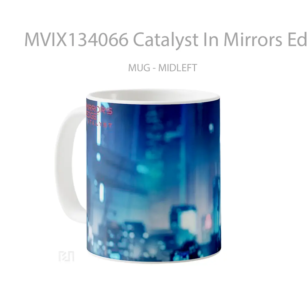 Mug Catalyst In Mirrors Edge Gelas Keramik Unik - All-side / Desain