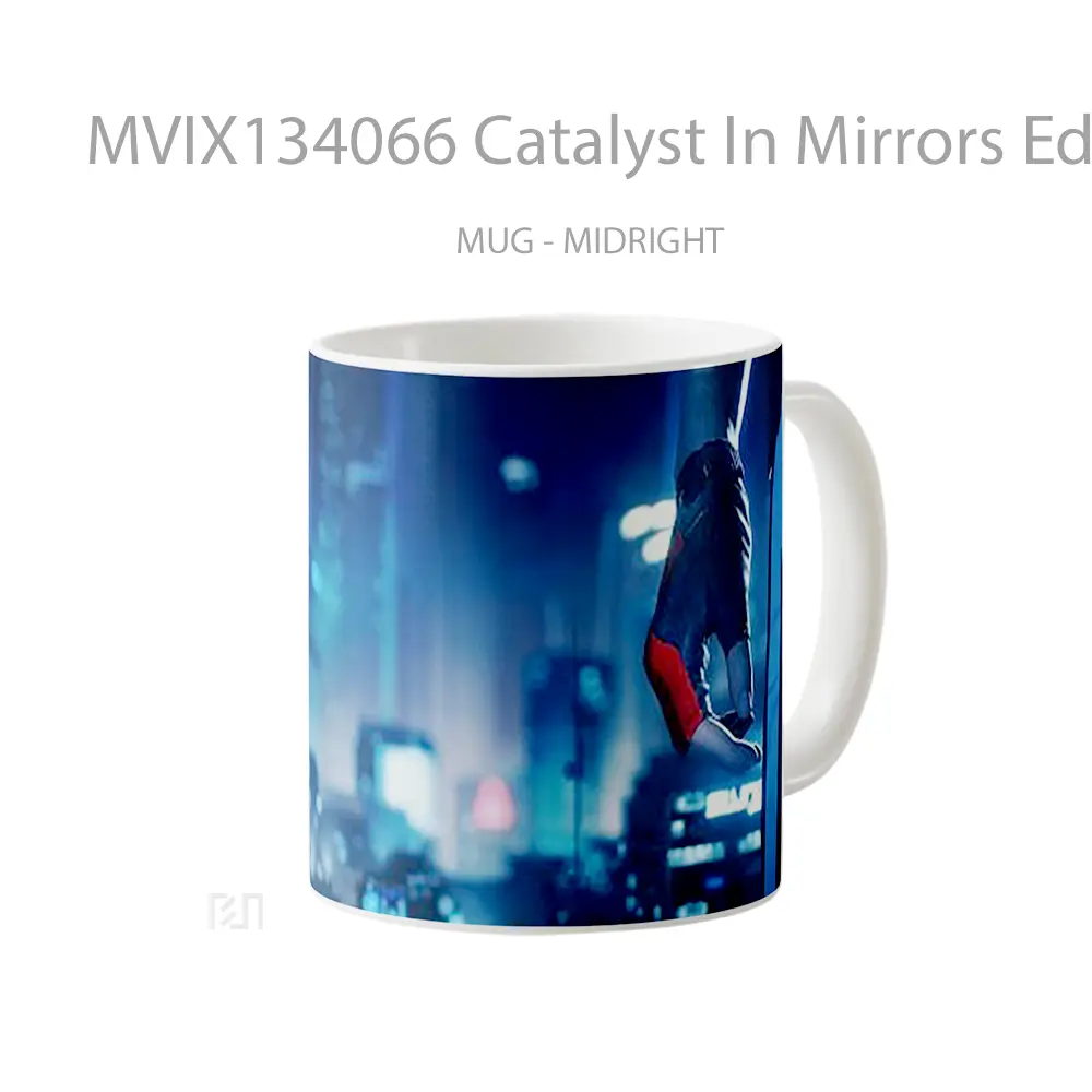 Mug Catalyst In Mirrors Edge Gelas Keramik Unik - All-side / Desain