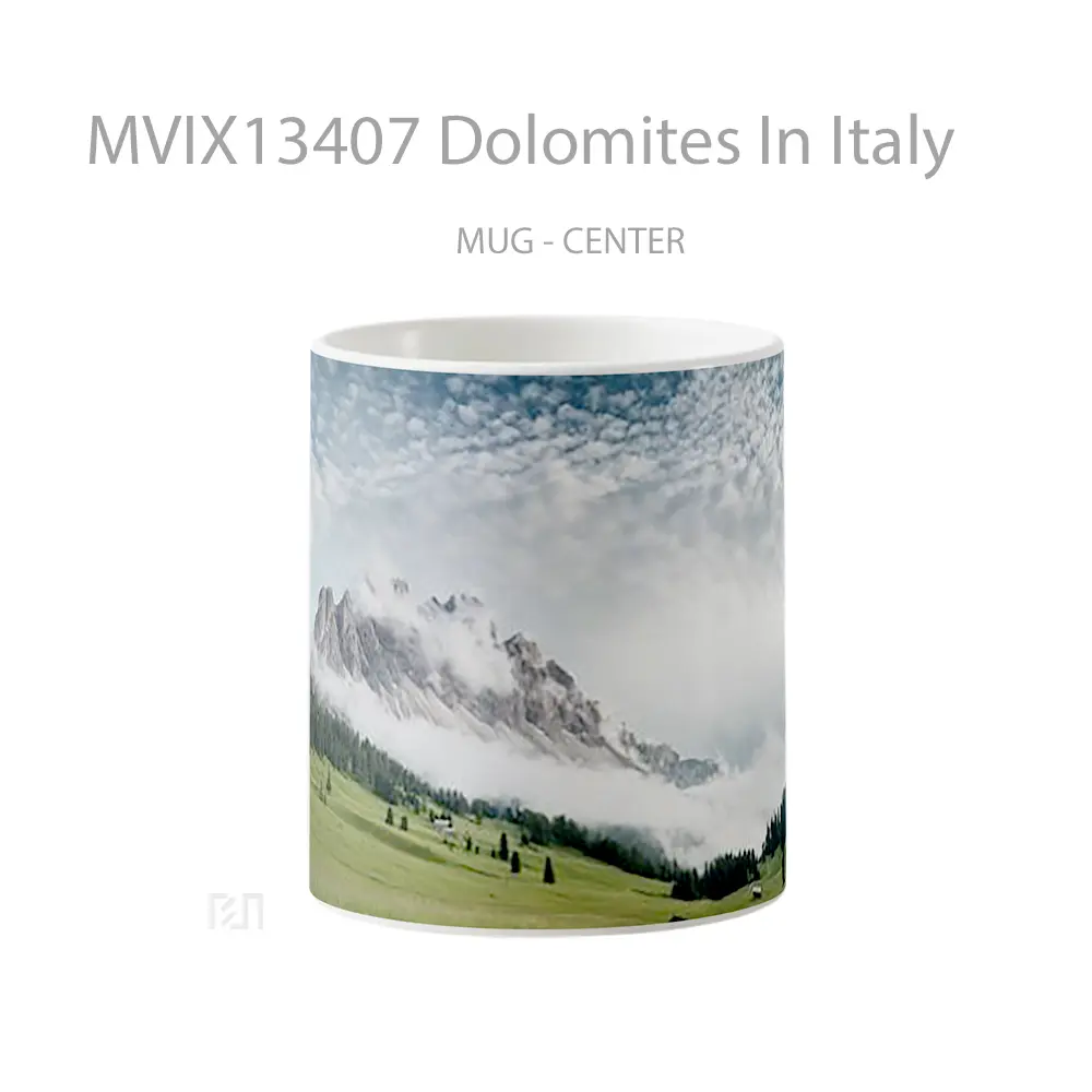 Mug Dolomites In Italy Gelas Keramik Unik