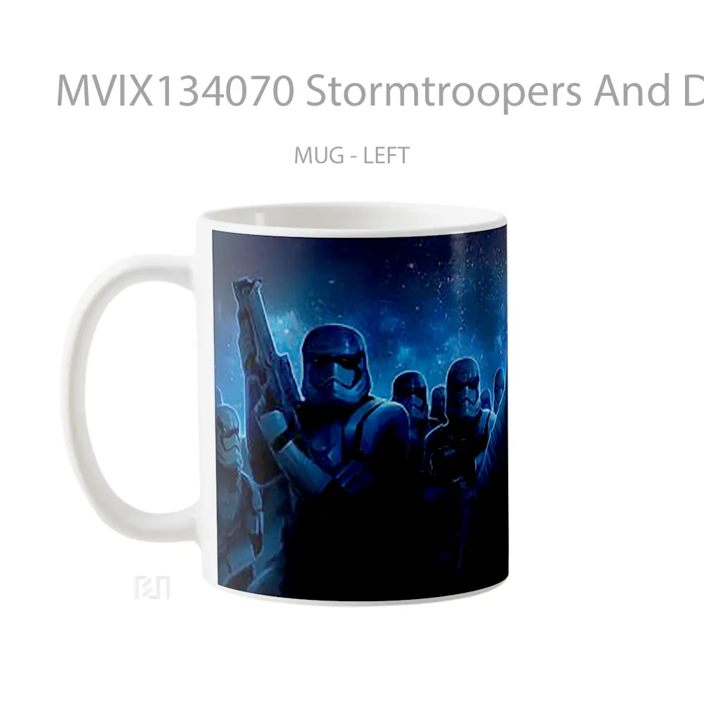 Mug Stormtroopers And Darth Vader Gelas Star Wars - All-side / Desain