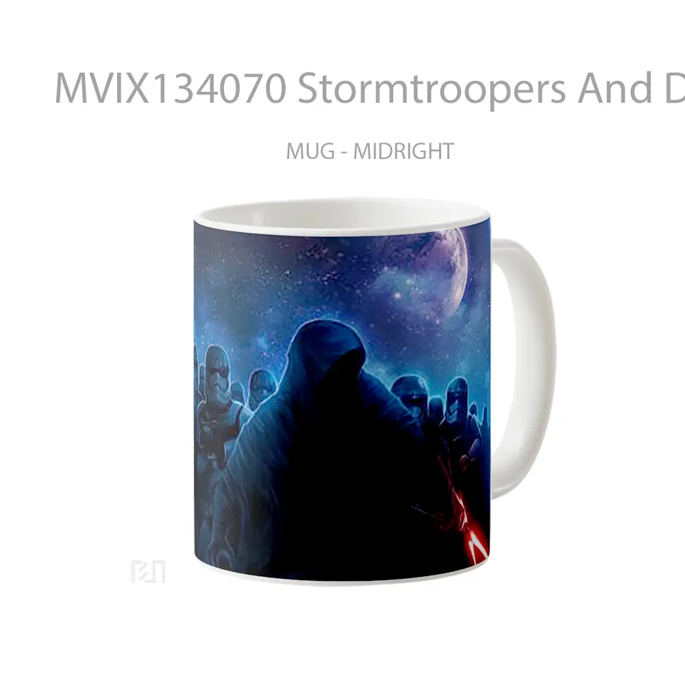 Mug Stormtroopers And Darth Vader Gelas Star Wars - All-side / Desain