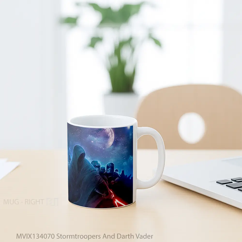 Mug Stormtroopers And Darth Vader Gelas Star Wars - All-side / Desain