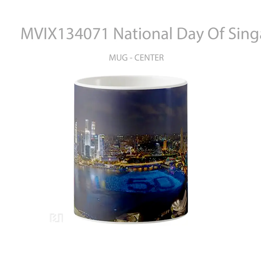 Mug National Day Of Singapore Gelas Keramik Unik