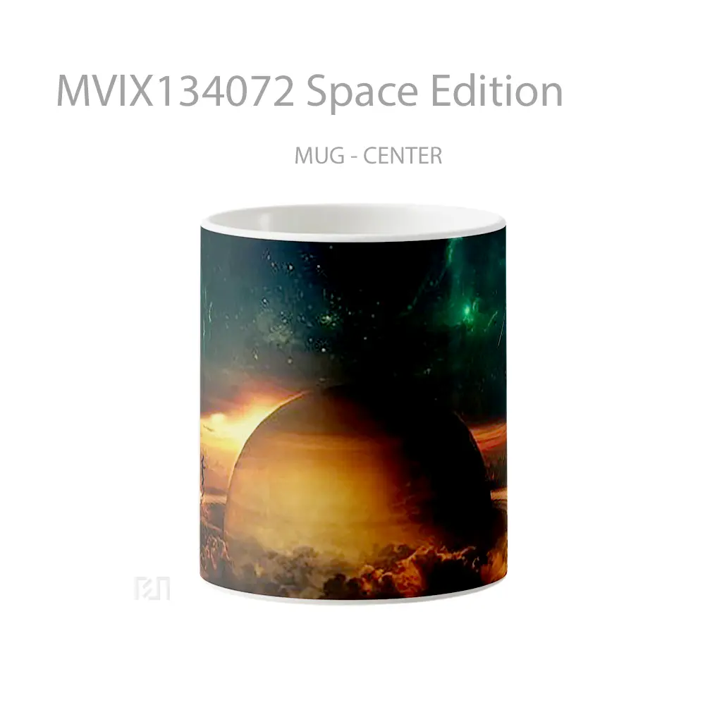 Mug Keramik Premium SNI - Mug Space Edition Gelas Astronomi