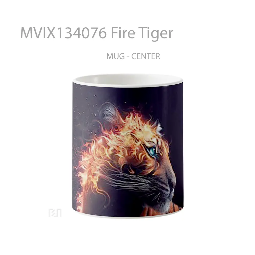 Mug Fire Tiger Gelas Hewan Lucu