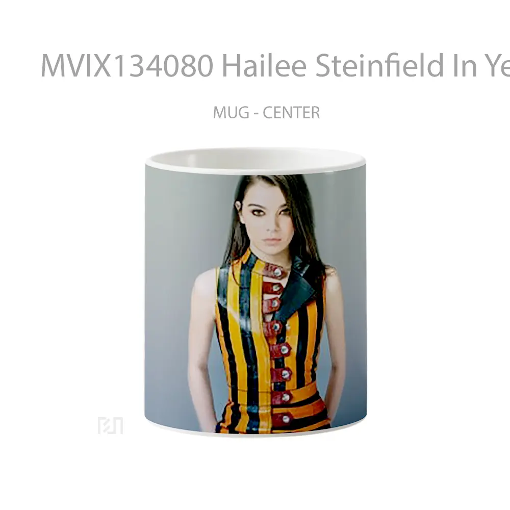 Mug Hailee Steinfield In Yellow Gelas Keramik Unik
