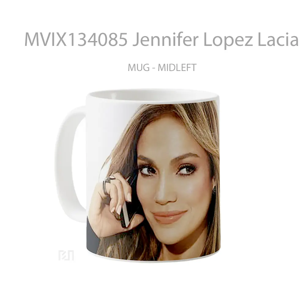 Mug Jennifer Lopez Lacia Gelas Selebriti - All-side / Desain