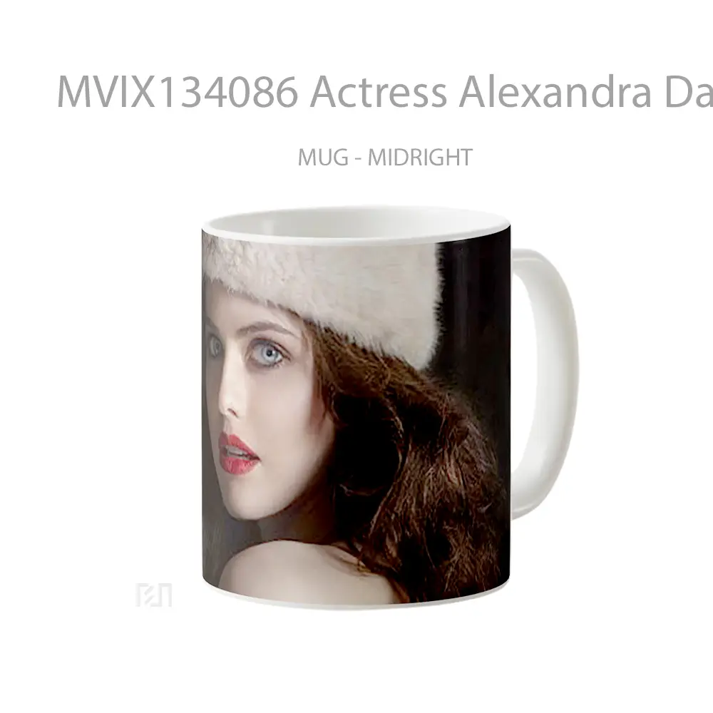 Mug Actress Alexandra Daddario Gelas Selebriti - All-side / Desain
