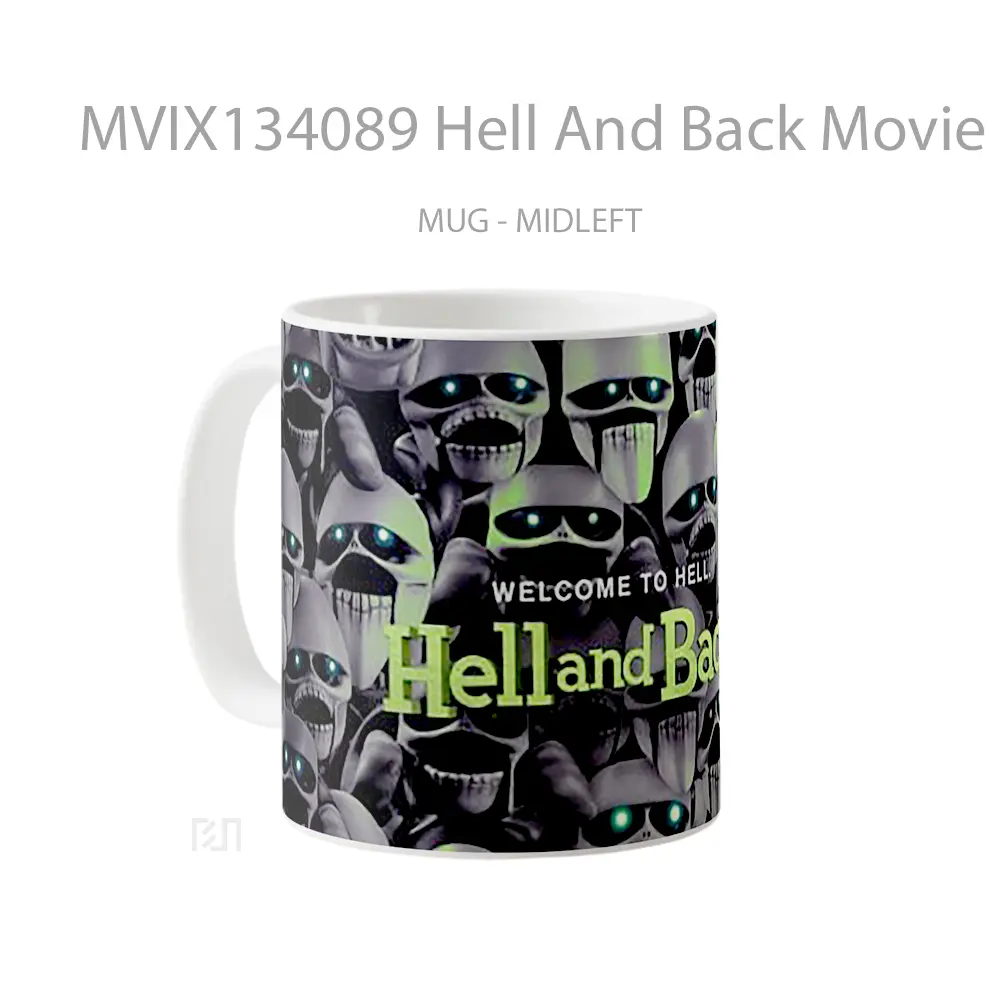 Mug Hell And Back Movie Gelas Keramik Unik - All-side / Desain