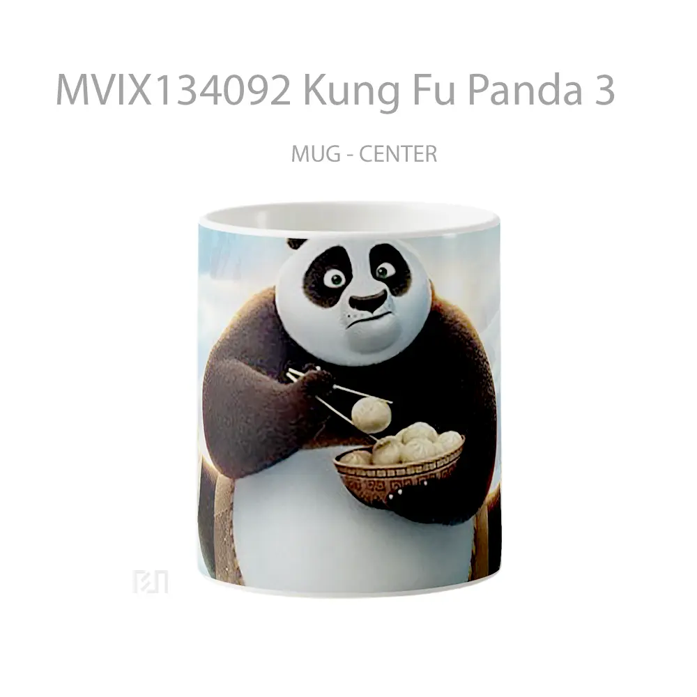 Mug Kung Fu Panda 3 Gelas Hewan Lucu
