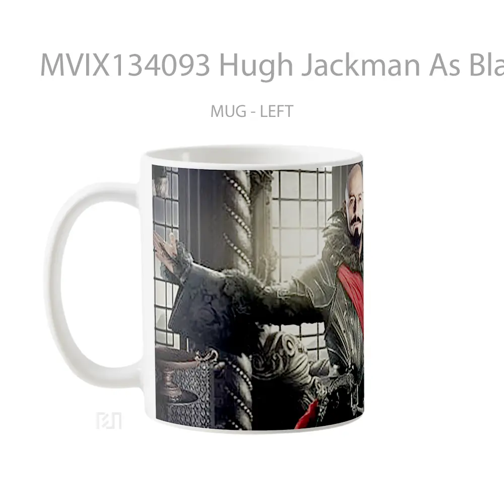 Mug Hugh Jackman As Blackbeard In Pan Gelas Keramik Unik - All-side / Desain