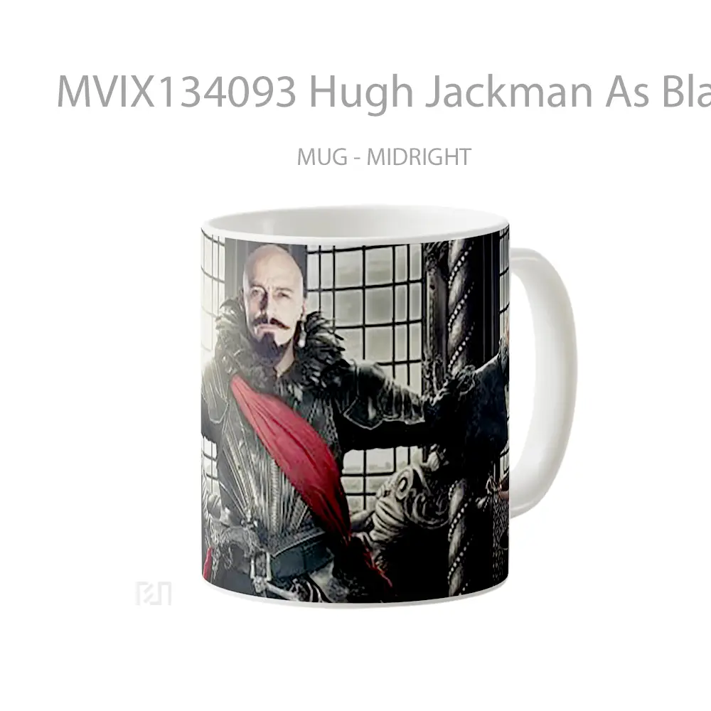 Mug Hugh Jackman As Blackbeard In Pan Gelas Keramik Unik - All-side / Desain