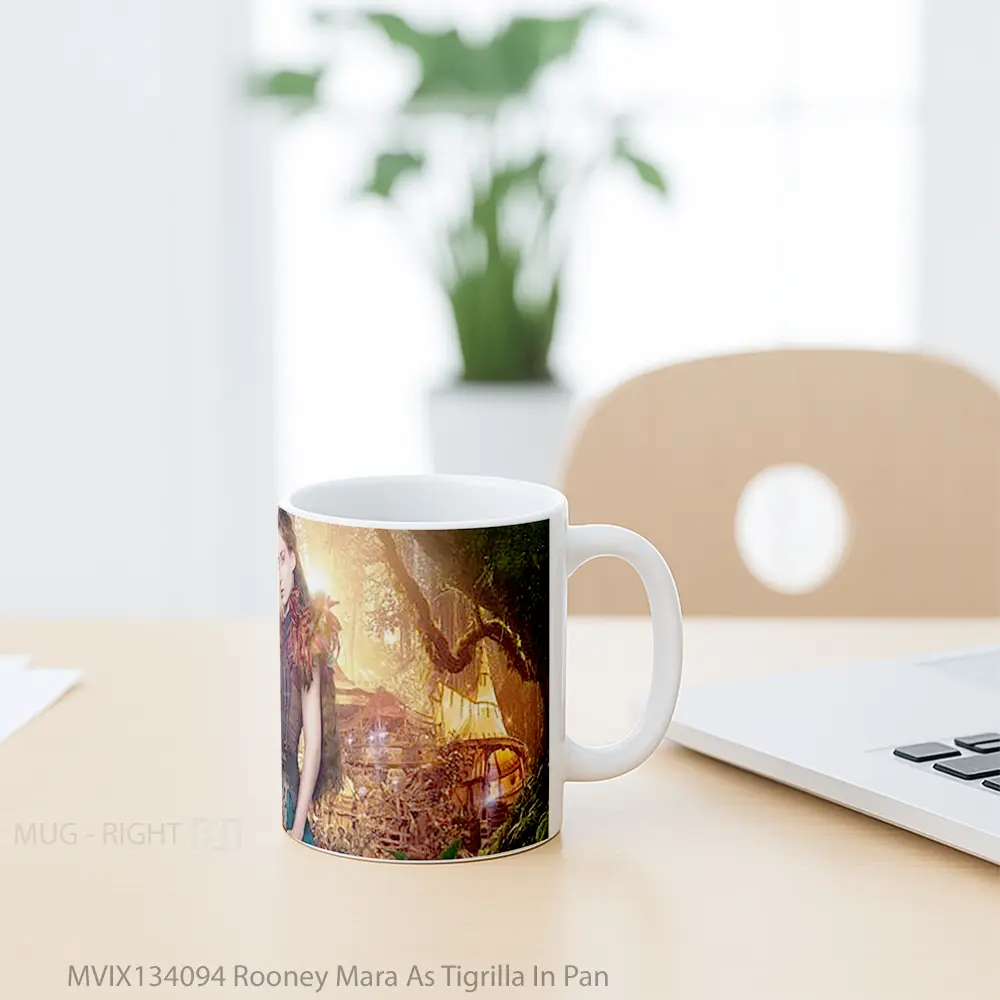 Mug Rooney Mara As Tigrilla In Pan Gelas Keramik Unik - All-side / Desain