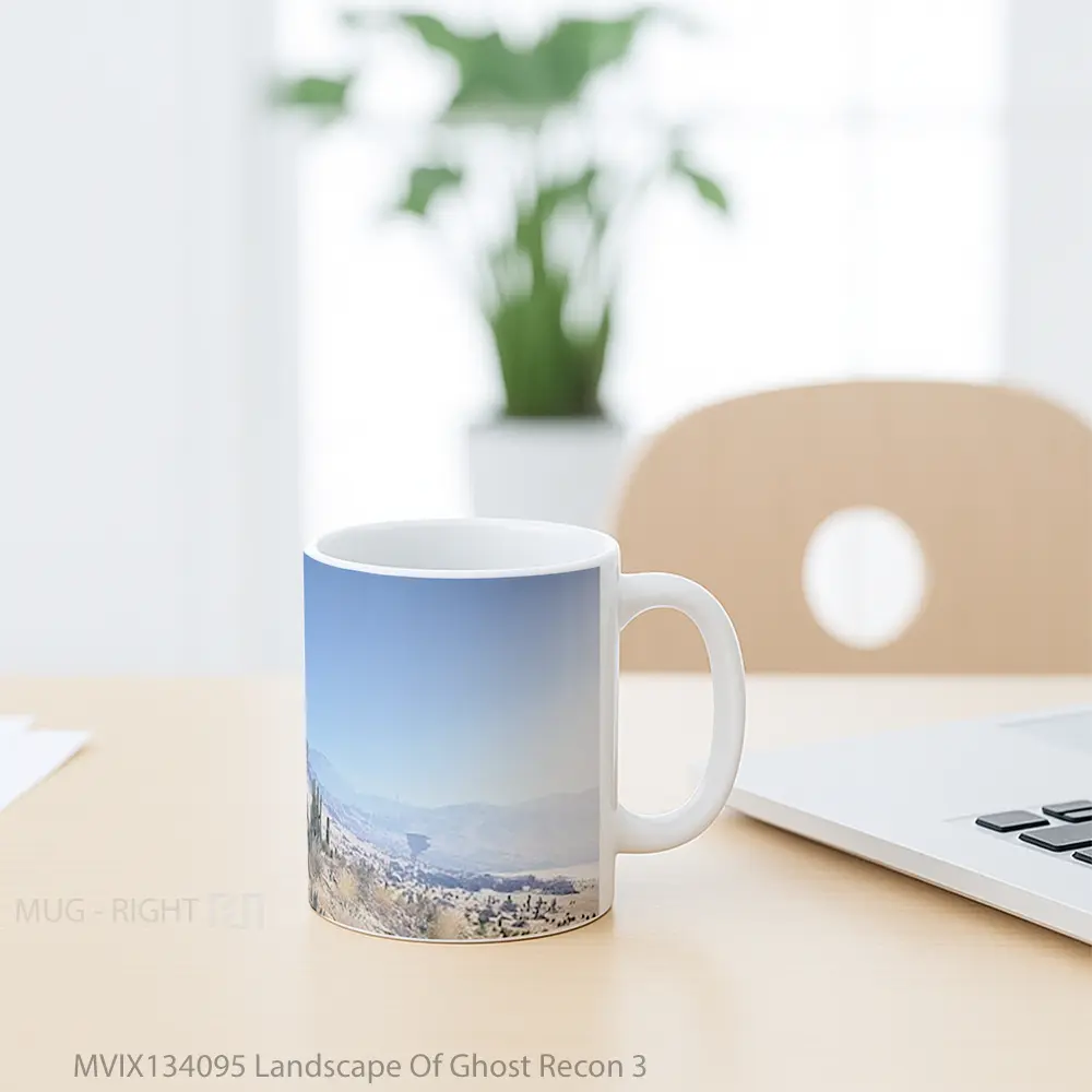 Mug Landscape Of Ghost Recon 3 Gelas Pemandangan Alam - All-side / Desain
